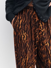 Animal Print Jersey Harem Joggers - Image 4 of 8