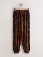 Animal Print Jersey Harem Joggers - Image 5 of 8