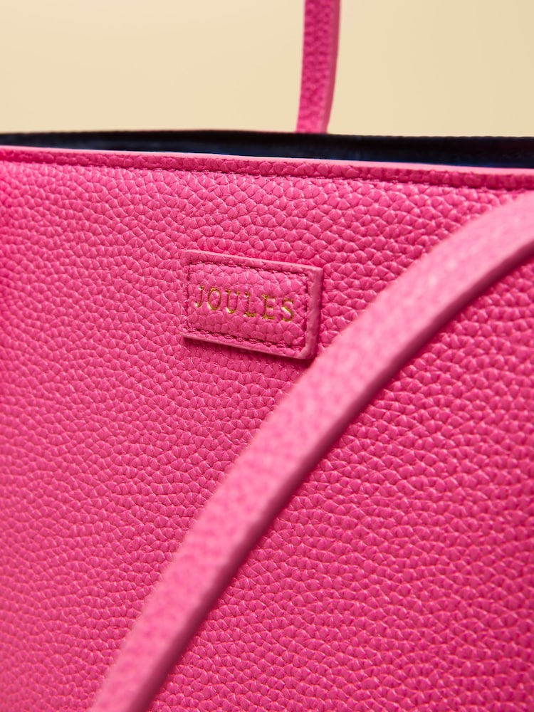 Joules Jemima Pink Tote Bag - Image 9 of 9