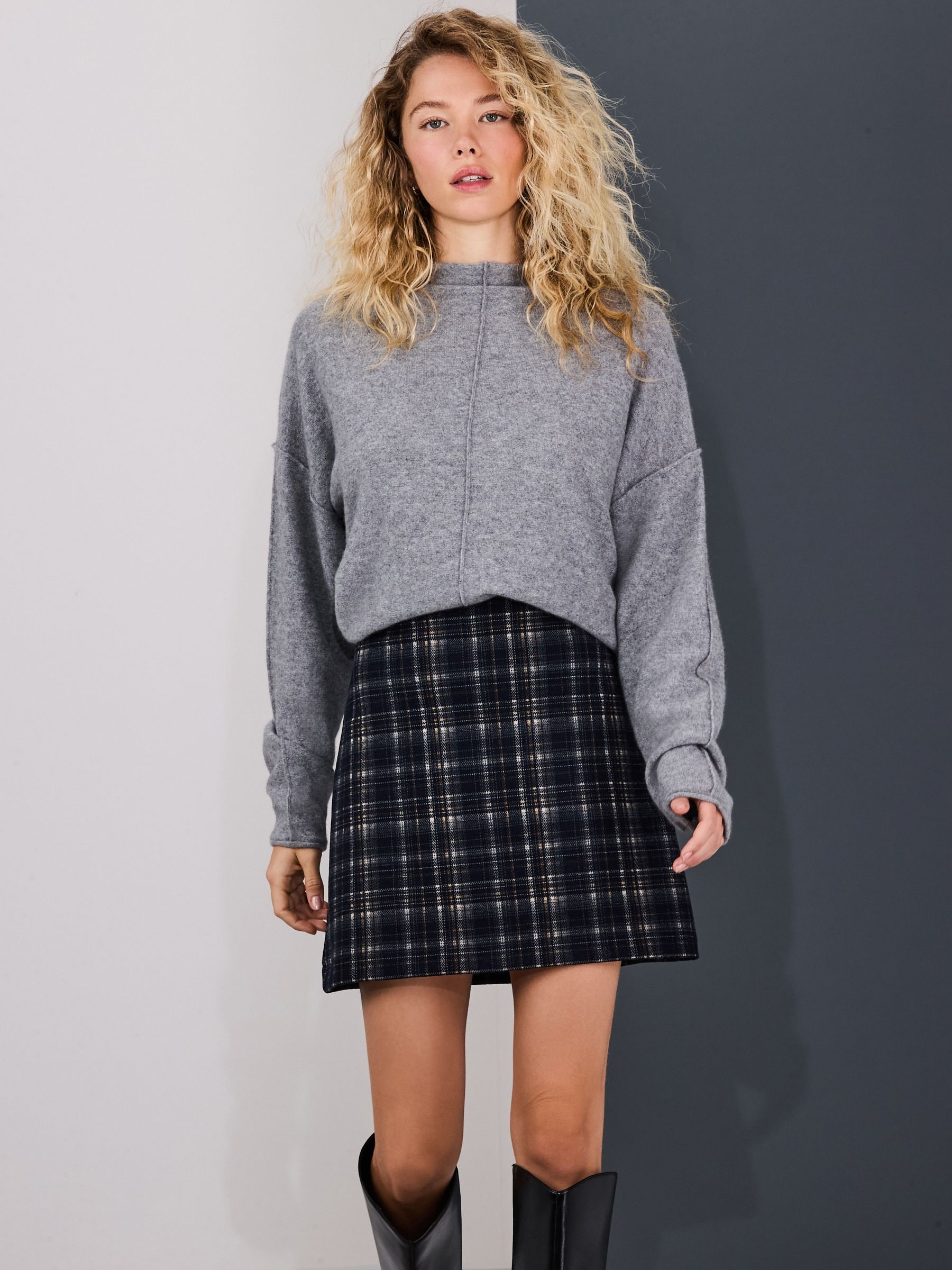 スカート blue rsp check skirt ティアードチュールギンガムチェックマキシスカート [M4082