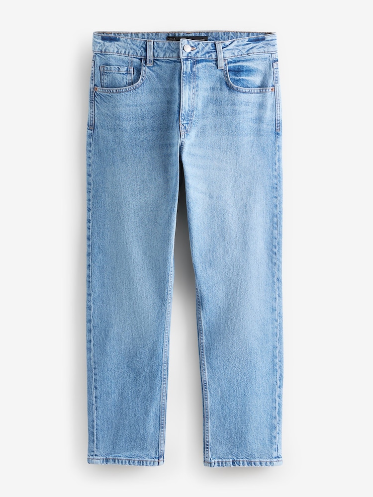 Mid Blue Denim Slim Mid Wash Blue Jeans - Image 1 of 1