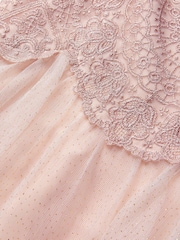 Monsoon Pink Estella Lace Bodice Dress - Image 3 of 3