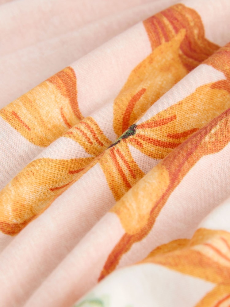 Floral Palm Print Thin Strap Maxi Dress - Image 8 of 8 Floral Palm Print Thin Strap Maxi Dress - Image 8 of 8