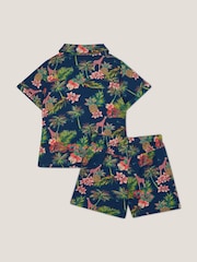 Monsoon Tropical Print Shirt and Shorts Set - Bild 2 von 3