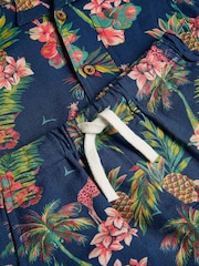 Monsoon Tropical Print Shirt and Shorts Set - Bild 3 von 3