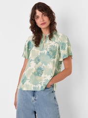 Whistles Floral Print Tie Neck Blouse - Imagen 1 de 4