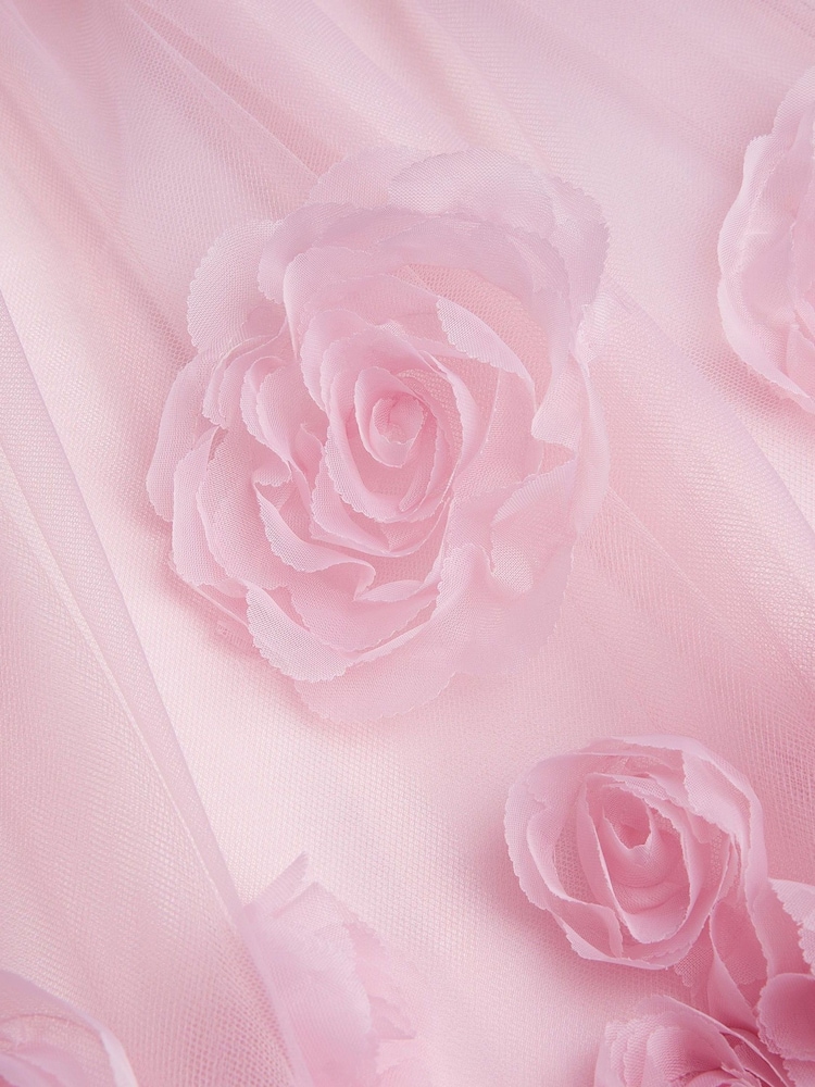 Monsoon Pink Josie 3D Rosette Dress - Image 3 of 3