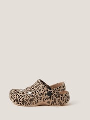 Monsoon Brown Jewel Leopard Print Clogs - Image 3 of 3