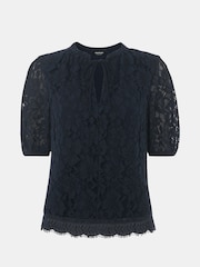 Whistles Lace Tie Detail Blouse - Imagem 5 de 5