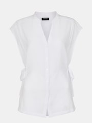 Blanco - Whistles Button Down Tie Side Shirt - Imagen 5 de 5