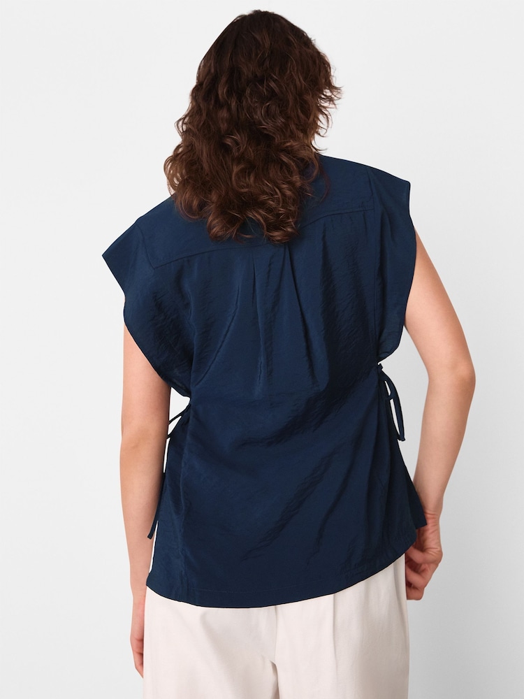 Azul - Whistles Button Down Tie Side Shirt - Imagen 2 de 5