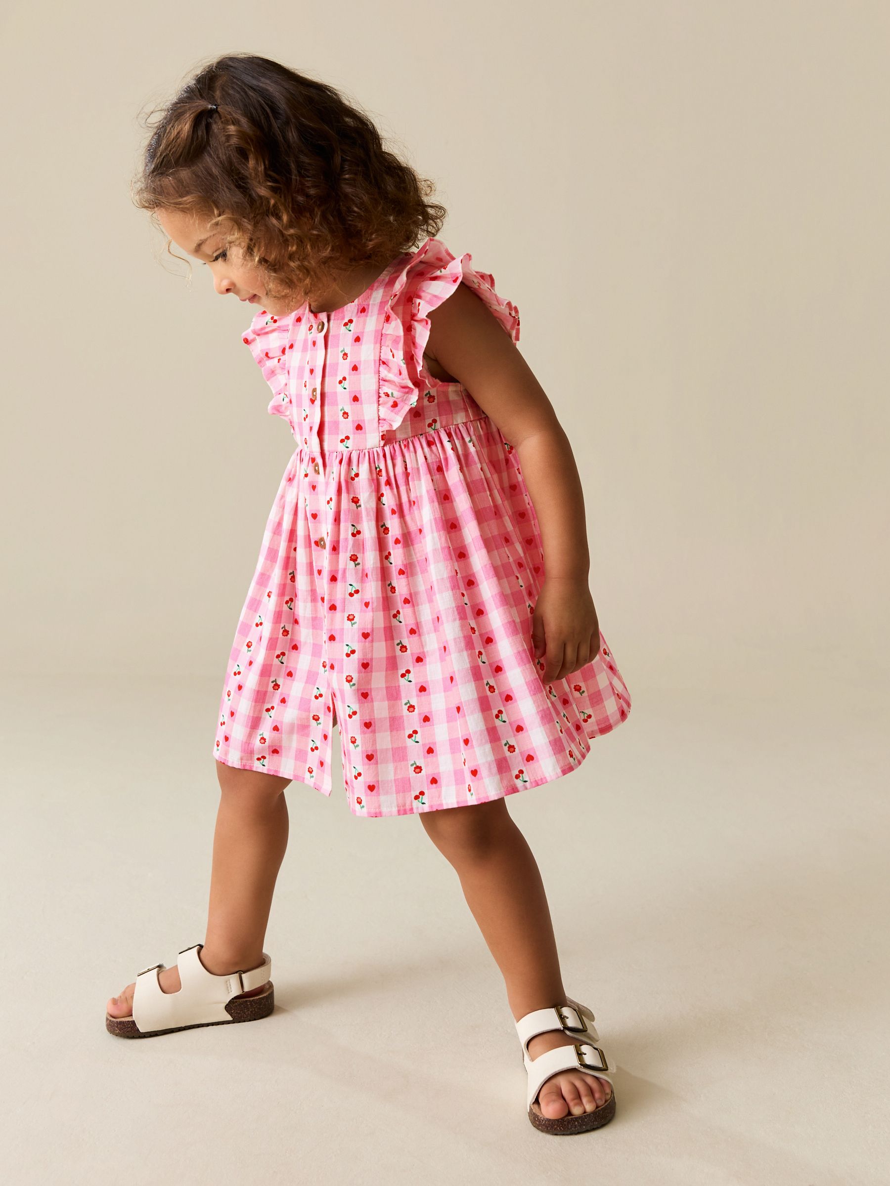SOOR PLOOM タートル GINGHAM PRINT CHERRY 2y SOOR PLOOM タートル GINGHAM PRINT CHERRY 2y 【公式通販】