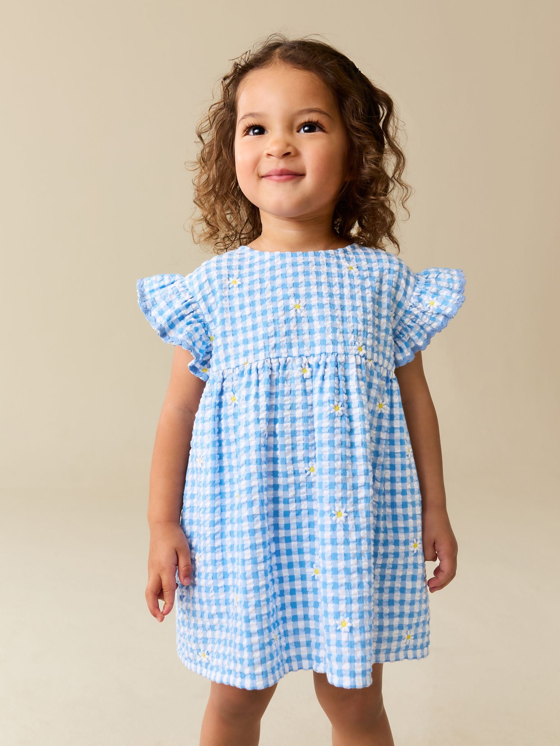 Apolina kids 3-5y HAZEL BLOUSE 青 チェック柄 H59937s.jpg