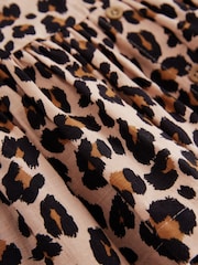 Animal Print Short Sleeve Cotton Dress (3mths-8yrs) - Image 7 of 8