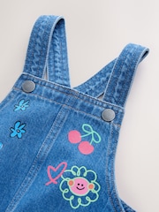 Mid Blue Character Denim Pinafore Dress (3mths-8yrs) - Image 6 of 7