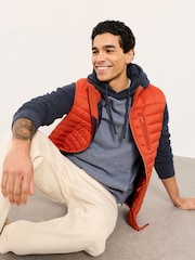 FatFace Blue Brooke Overhead Contrast Raglan Hoodie - Image 3 of 6