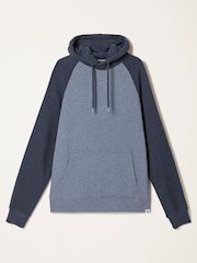 FatFace Blue Brooke Overhead Contrast Raglan Hoodie - Image 6 of 6