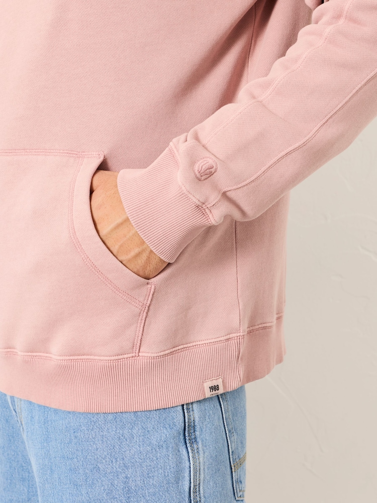 Sweat à Capuche Zippé Fat Face Pour Femme, Taille 10, Rose, En Coton (occasion)