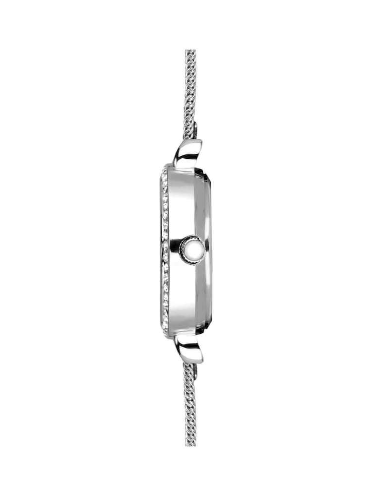 Limit  26mm Womens Round Silver Analogue Watch with Silver Mesh Strap - Image 4 of 4