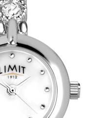 Limit  22mm Womens Round Silver Analogue Watch with Silver Bracelet - Image 3 of 4