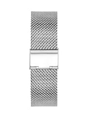 Limit  40mm Mens Round Silver Analogue Watch with Silver Mesh Strap - Image 2 of 4