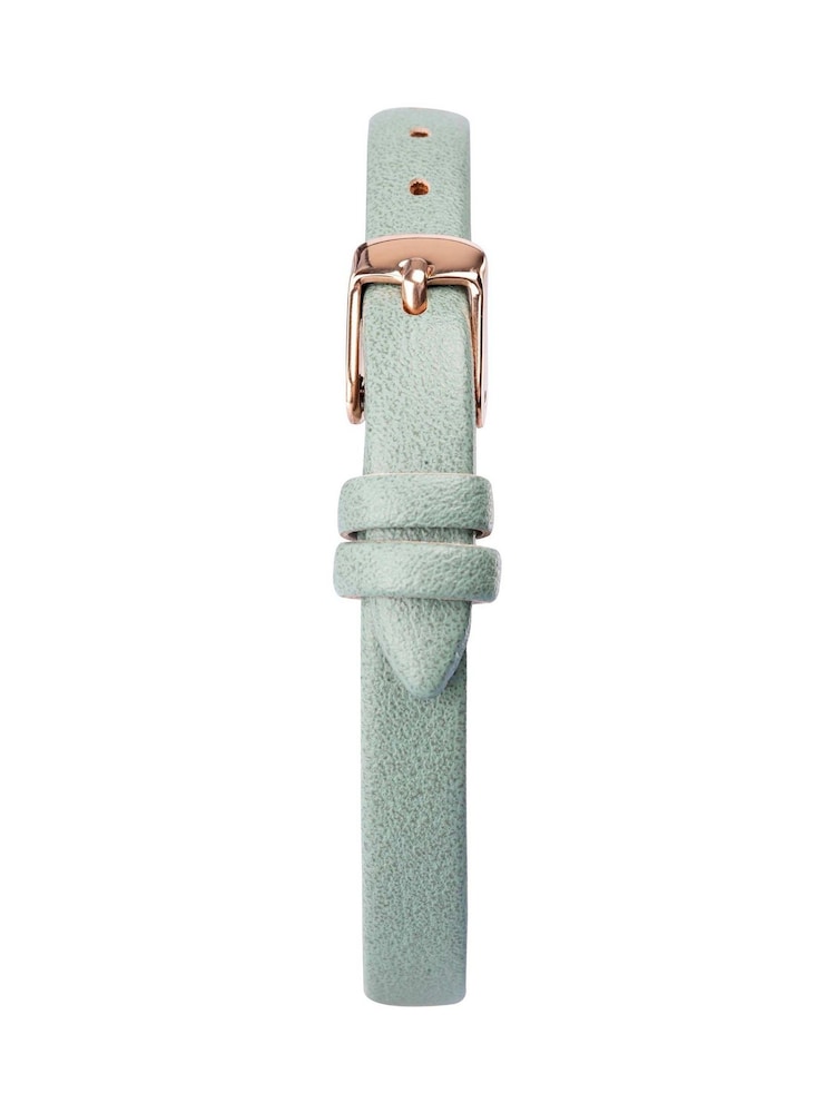 Limit  22mm Womens Square Rose Gold Analogue Watch with Light Green Strap - Image 2 of 4