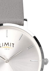 Limit Secret Garden 36mm Womens Round Silver Analogue Watch with Grey Strap - Image 3 of 4