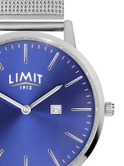 Limit  35mm Womens Round Silver Analogue Watch with Silver Mesh Strap - Image 3 of 4
