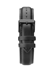 Limit Mens Round 38mm Black Analogue Watch with Black Strap - Image 3 of 4