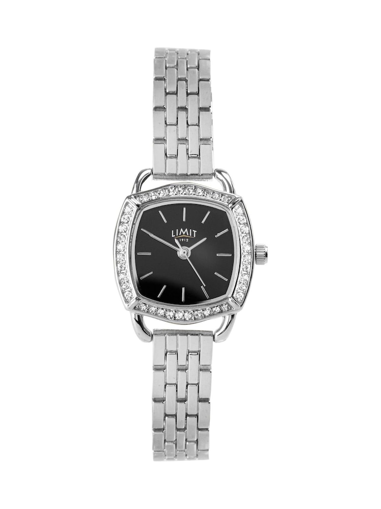 Limit  24mm Womens TV Silver Analogue Watch with Silver Bracelet - Image 1 of 4