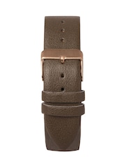 Limit  40mm Mens Round Rose Gold Analogue Watch with Brown Strap - Image 2 of 4