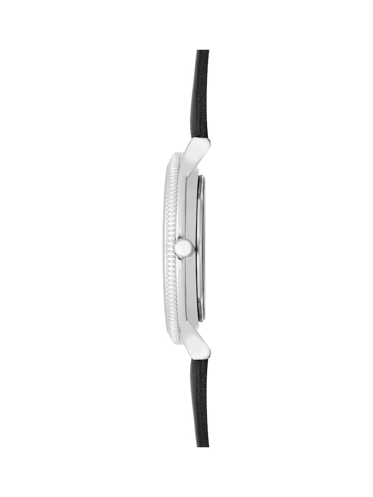 Limit Pilot 40mm Mens Round Silver Analogue Watch with Black Strap - Image 4 of 4