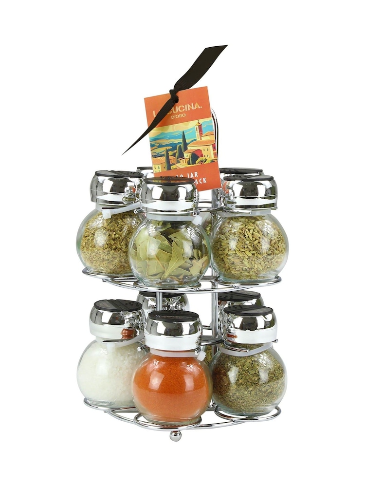 Kimm & Miller 10 Jar Spice Rack Gift Set - Image 2 of 3