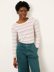 FatFace Breton Multi T Shirt - Image 1 of 5