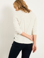 Ivory Nep - FatFace 3/4 Sleeve T Shirt - Imagen 2 de 5