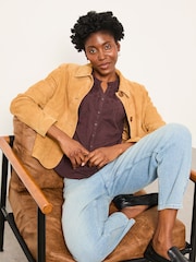 Marrón chocolate - Top bordado de FATFACE - Imagen 5 de 6