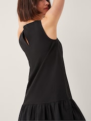 Monsoon Black Fable Broderie Drop Waist Midi Dress - Image 2 of 4