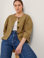 Monsoon Verity 3/4 Sleeve Swing Jacket - Imagem 1 de 6