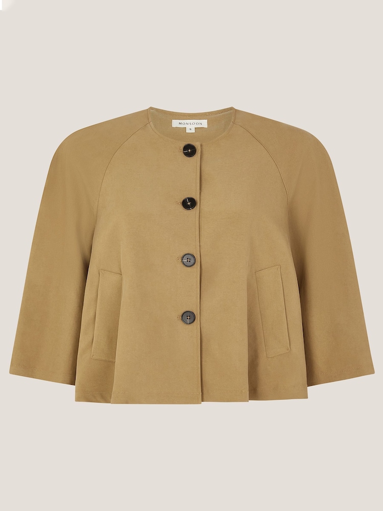 Monsoon Verity 3/4 Sleeve Swing Jacket - Imagem 6 de 6