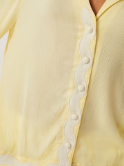 Monsoon Yellow Sienna Ricrac Short Sleeve Shirt - Image 2 of 5