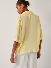 Monsoon Yellow Sienna Ricrac Short Sleeve Shirt - Image 3 of 5