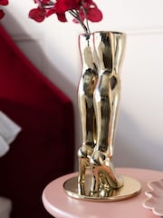 Rockett St George Gold Marilyn Monroe Legs Vase - Image 1 of 4