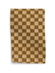 Rockett St George Golden Glow Cut Checkerboard Upholstery Swatch - Image 1 of 1