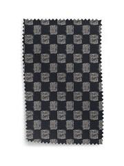 Rockett St George Soft Black Cut Checkerboard Upholstery Swatch - Image 1 of 1