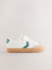 أبيض/أخضر - حذاء رياضي برباط قابل للتمدد إغلاق باللمس - صورة 2 من 5