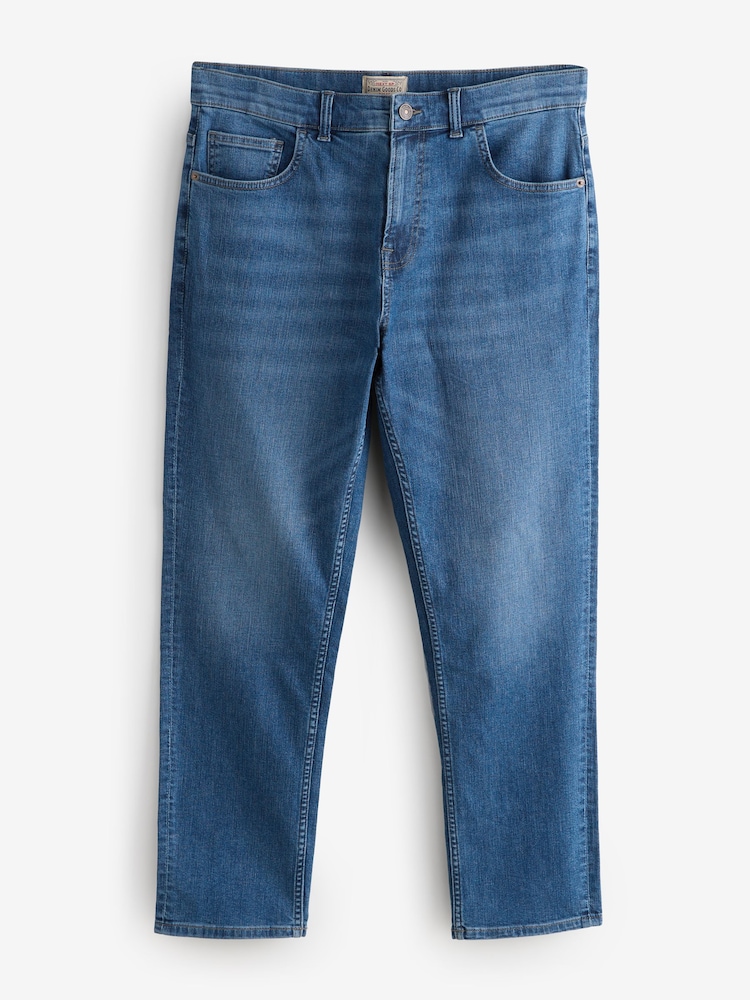 Mid Blue Denim Slim Fit Jeans - Image 1 of 1