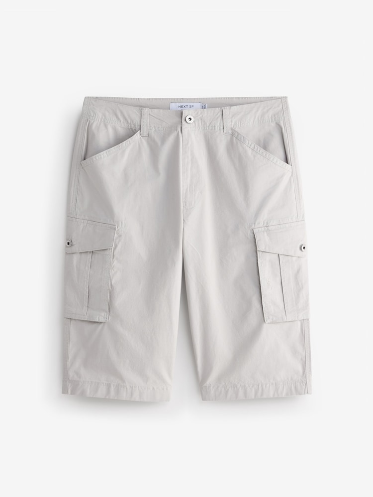 Bone Rip-Stop Cargo Style Shorts - Image 1 of 1 Bone Rip-Stop Cargo Style Shorts - Image 1 of 1
