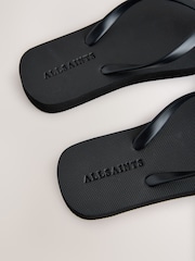 Czarny - smALLSAINTS Square Toe Flip Flops - Obraz 4 z 5