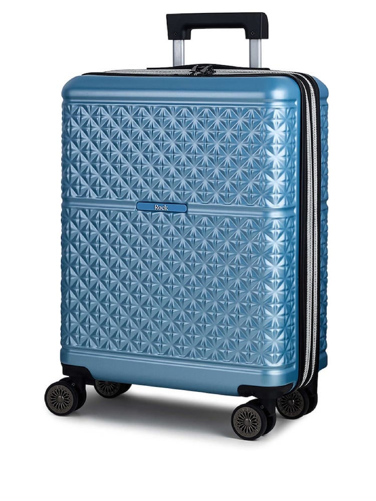 Blue - Rock Luggage Maya Cabin Suitcase - Image 2 of 3