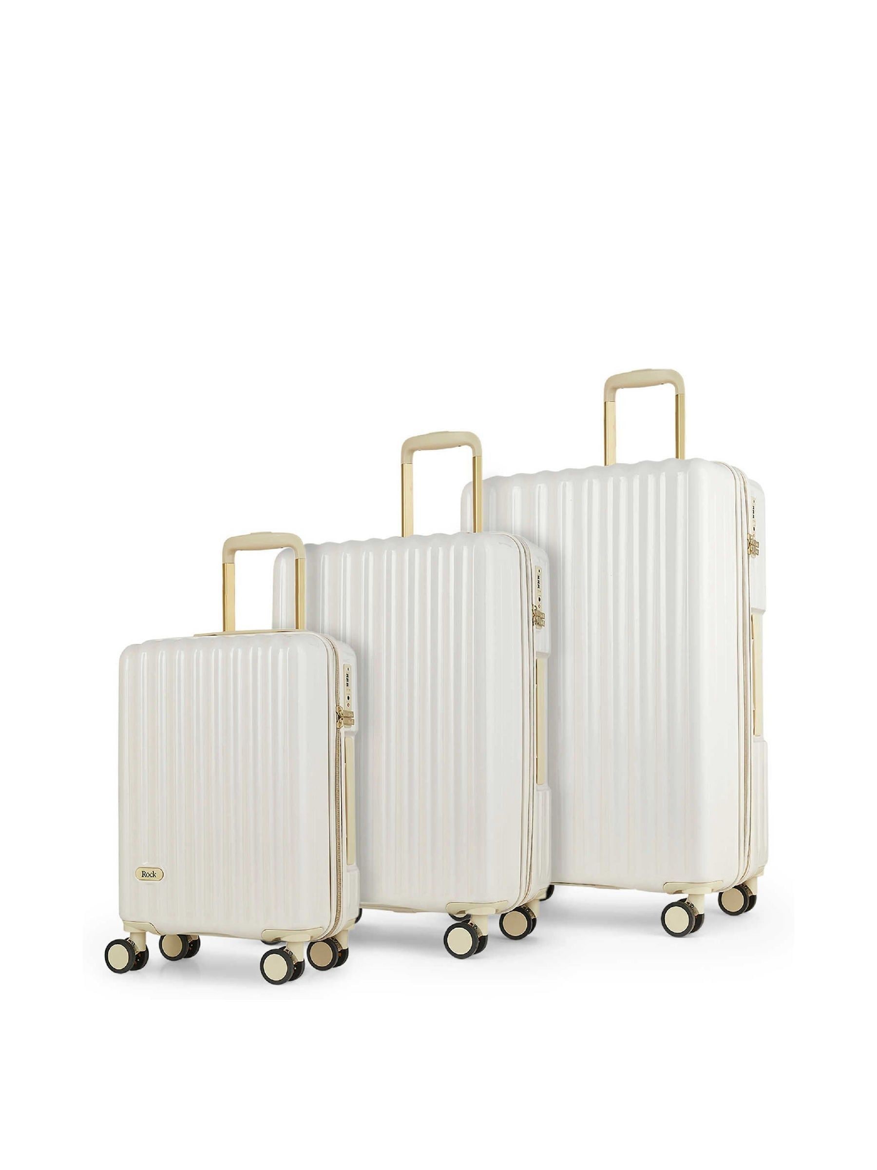Rock  Cream Primrose Suitcase, Sports Direct - Image 4